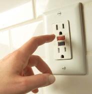 Thrasher Electric, LLC installs GFCI protected outlets in your home