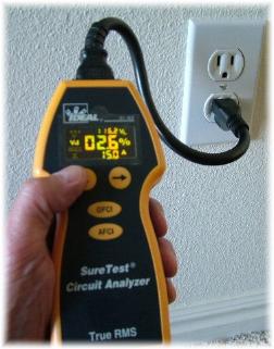 Thrasher Electric, LLC uses volt meters to test the safety of your home's electrical devices